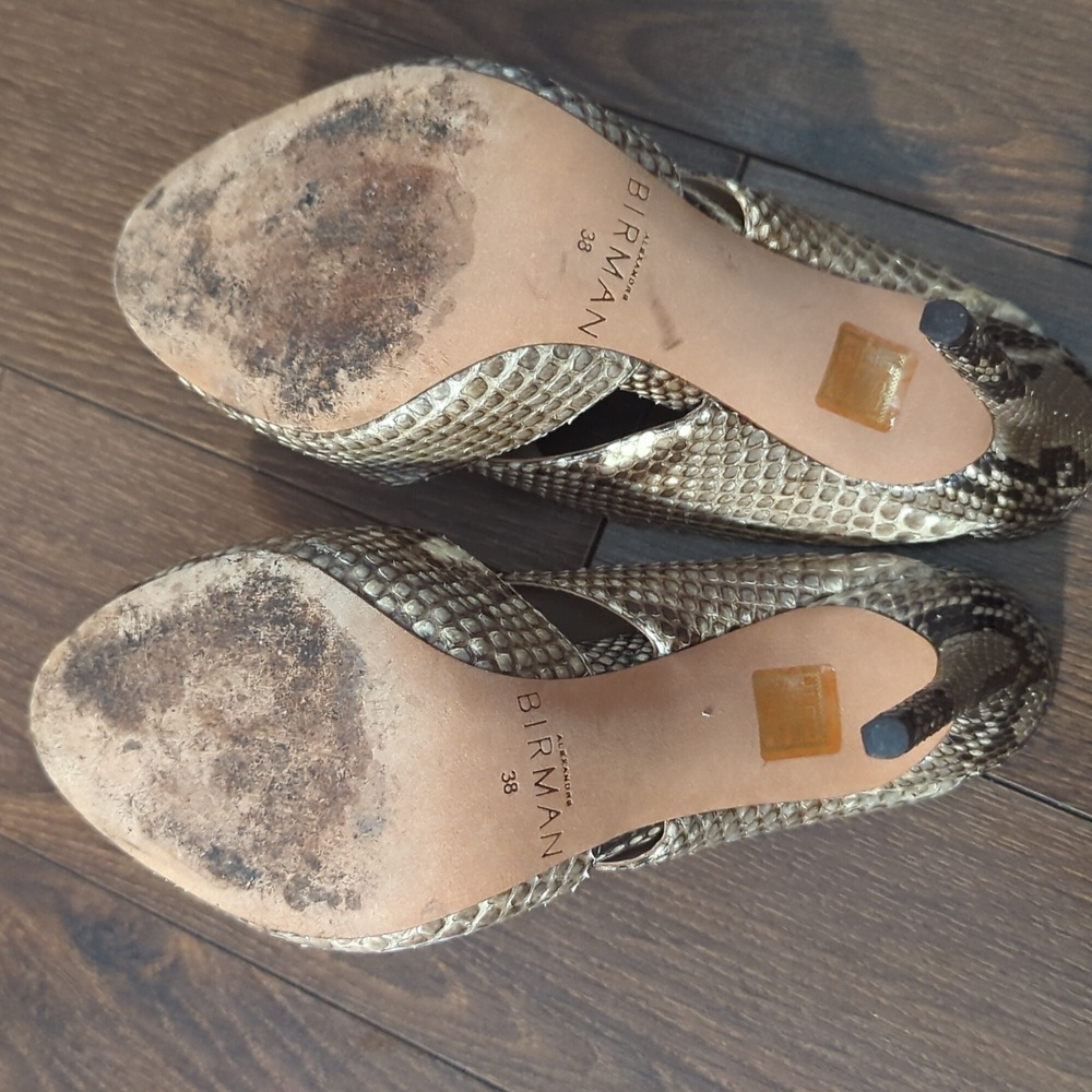 Alexandre Birman Latoya Metallic Python Mule - Picture 10 of 12
